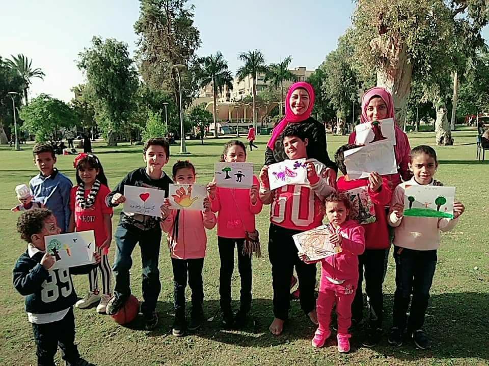 ورشة خارجية لجمهور مركز الطفل للحضارة والإبداع