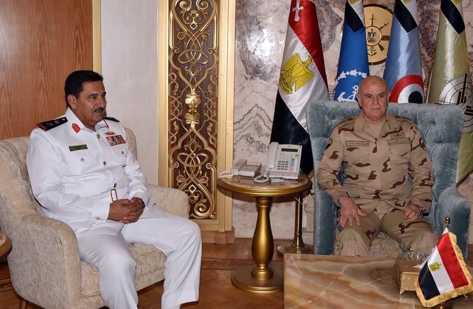 الفريق محمد فريد يلتقى مدير الإستخبارات العسكرية بمملكة البحرين