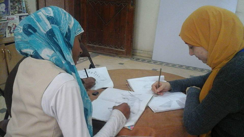 بالصور .. إنطلاق فاعليات ورشة فنون تشكيلية ” الفن الفرعونى” بثقافة ابوقرقاص
