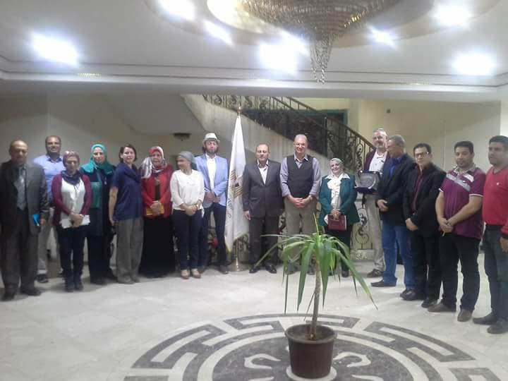 وفد شباب الصحفيين الالمان يلتقي مع قيادات الشباب والرياضة