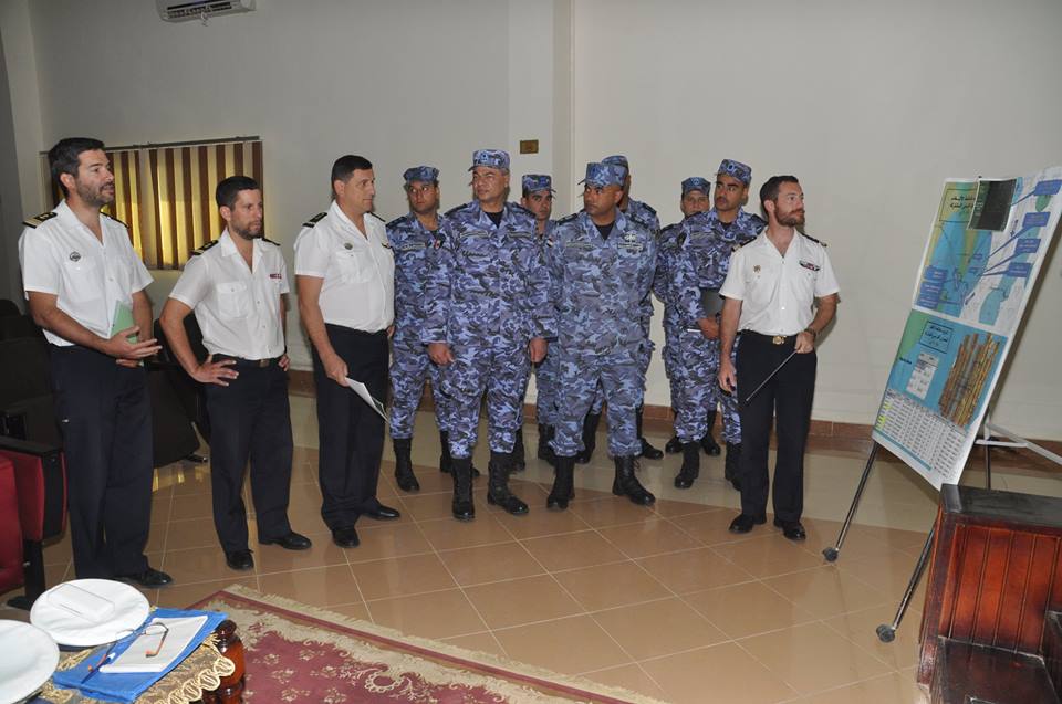 القوات البحرية المصرية والفرنسية تنفذان تدريب بحرى مشترك لمكافحة الألغام