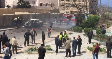 أمن الإسكندرية يفرض كردون أمنى بمحيط الانفجار