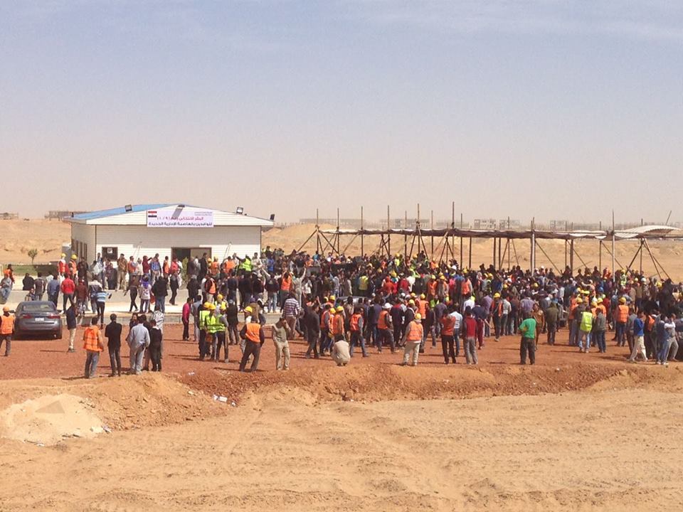 العاملون بالعاصمة الإدارية الجديدة يحتشدون للتصويت في الانتخابات الرئاسية