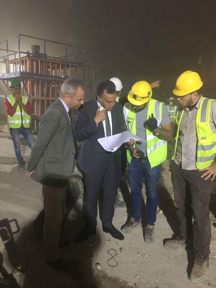 وزير النقل في جولة تفقدية مفاجئة لمحطة الزمالك بالجزء الأول  ” 3A”