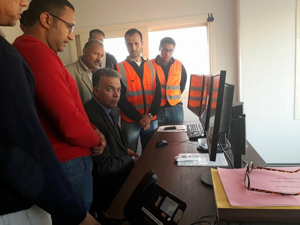 وزير النقل يشهد تشغيل برج التحكم فى نظم الإشارات بمحطة إيتاي البارود على خط القاهرة / الإسكندرية بتكلفة ١٥٠ مليون جنيه
