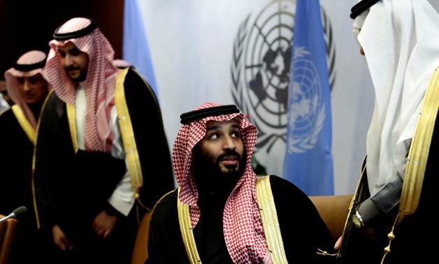 ولي العهد السعودي يلتقي بمبعوثي الأعضاء الدائمين في مجلس الأمن التابع للأمم المتحدة