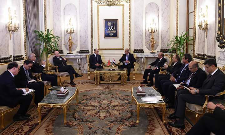 شريف إسماعيل يستقبل رئيس مجلس النواب المغربي