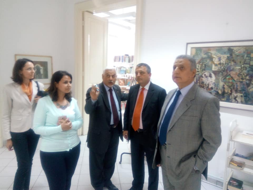 سفير النمسا بالقاهرة فى ضيافة مكتبة مصر العامة