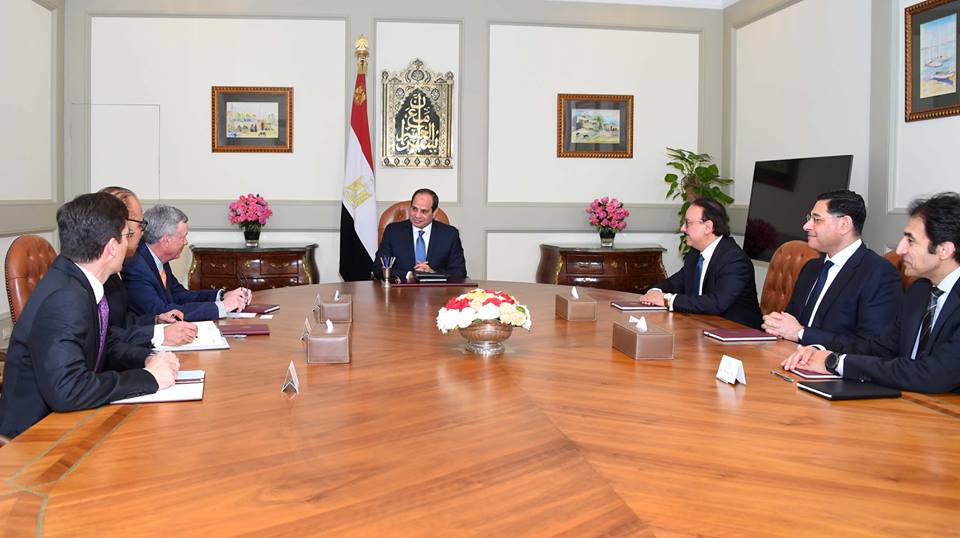 السيسى يستقبل رئيس شركة فيزا العالمية