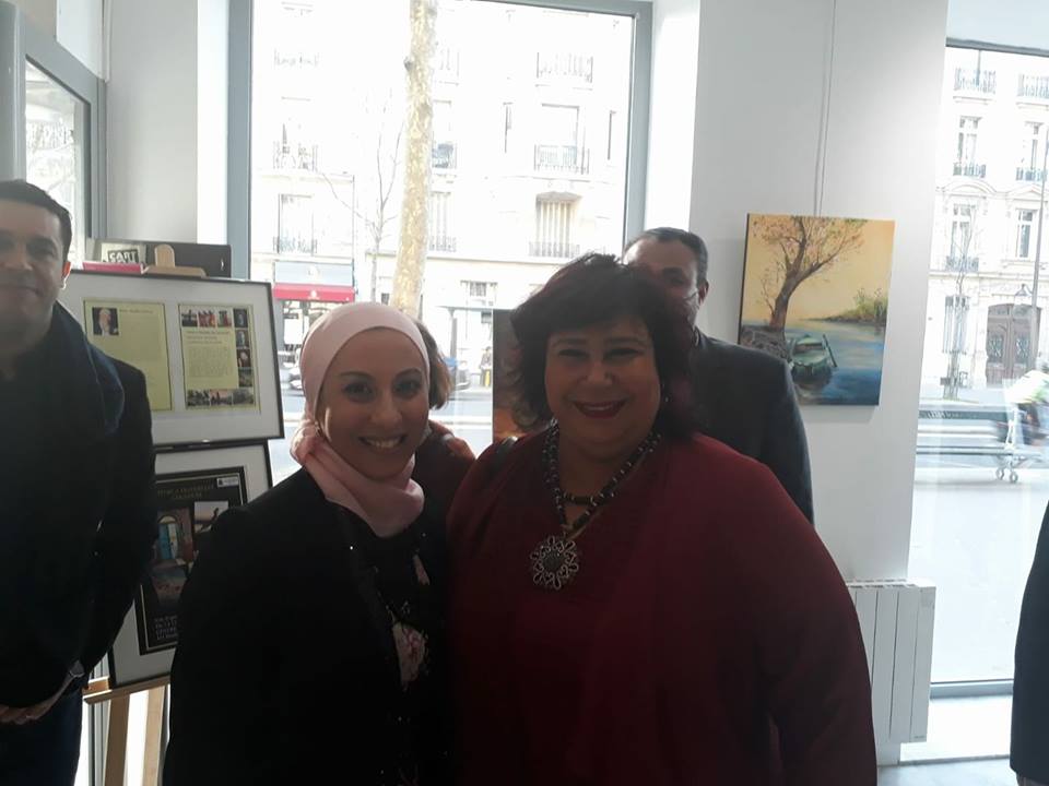 لوحات نهى خليل تضئ المركز المصري بباريس
