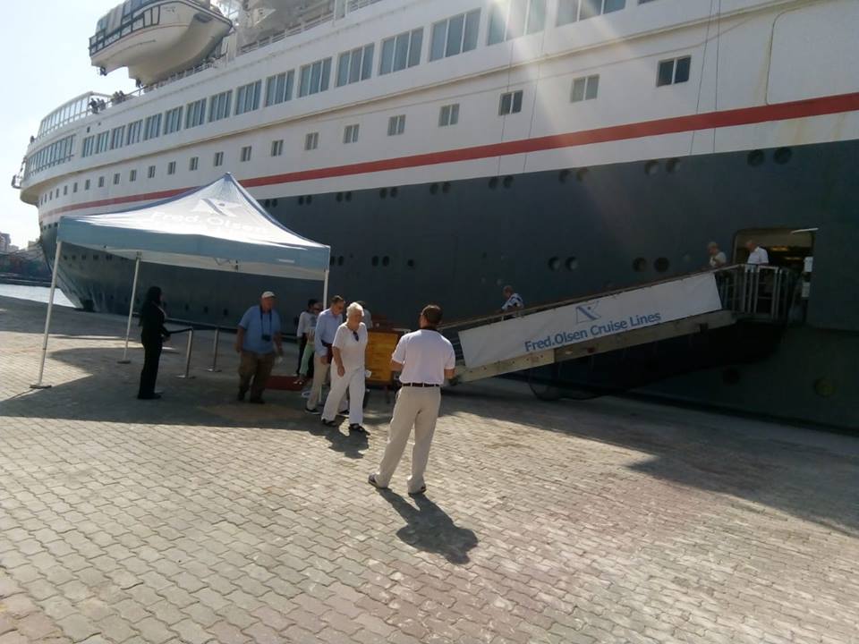 ميناء الاسكندرية يستقبل 473 سائح من مختلف الجنسيات