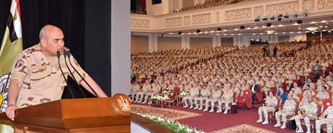 وزير الدفاع يلتقى مع الدارسين بالمعاهد التعليمية عبر شبكة الفيديو كونفرانس