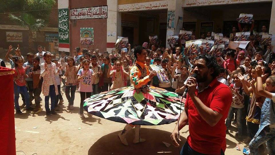 برنامج ثقافى ترفيهى للتوعيه بمخاطرة الادمان بمدارس موشا وريفا أسيوط