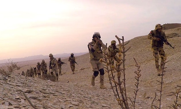 الجيش يتابع عملية مكافحة الإرهاب في سيناء