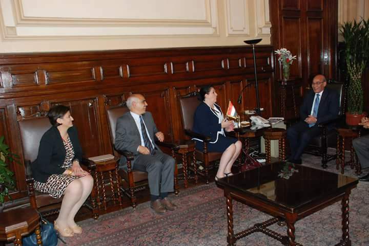 وزير الزراعة يستقبل بعثة الصندوق الدولي للتنمية الزراعية