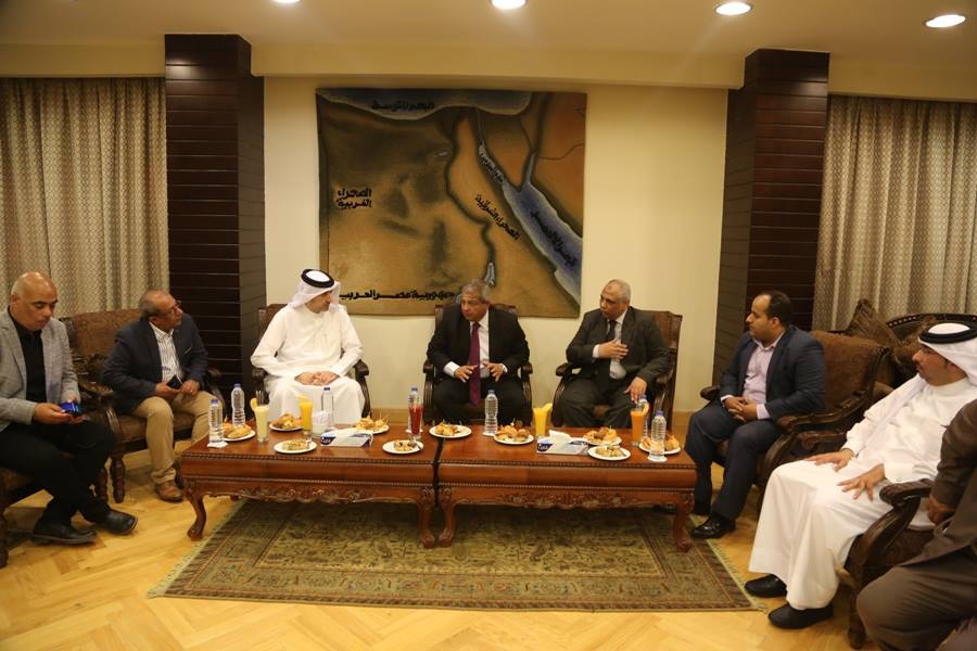 وزير الشباب يستقبل وزراء الشباب والرياضة بالبحرين وسلطنة عمان والأردن