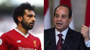 الرئيس السيسي يطمئن علي محمد صلاح بعد إصابته