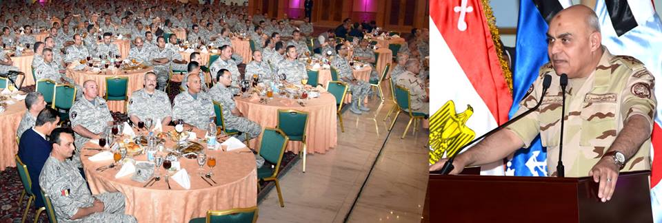 وزير الدفاع يلتقى مع نسور القوات الجوية بحفل الافطار