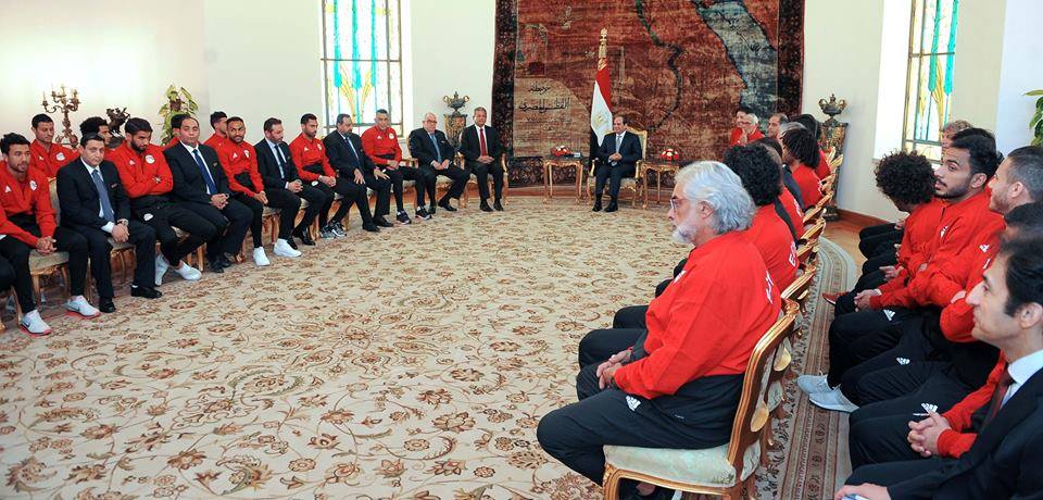 السيسى يؤكد على الأهمية التي توليها الدولة للرياضة