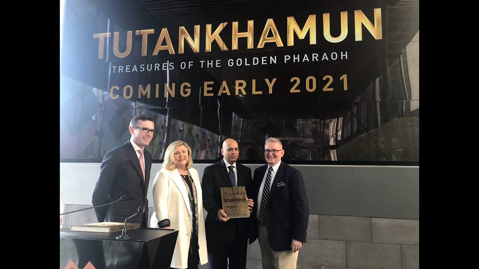 استراليا تستقبل كنوز توت عنخ آمون في عام 2021