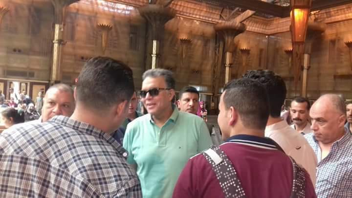 وزير النقل يتفقد انتظام حركة القطارات بمحطة مصر برمسيس