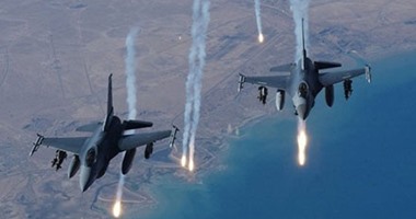 طيران التحالف الدولى يقصف مواقع للجيش السورى
