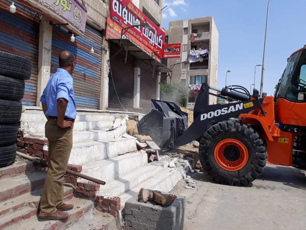 النجار : حملة لإزالة الإشغالات بالتجمع الخامس