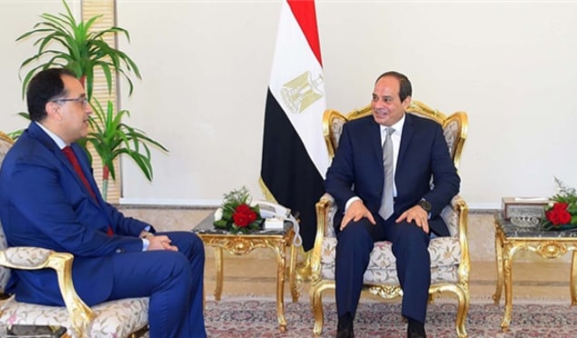 رئيس مجلس الوزراء يهنئ الرئيس السيسي بحلول الذكرى الخامسة لثورة 30 يونيو المجيدة