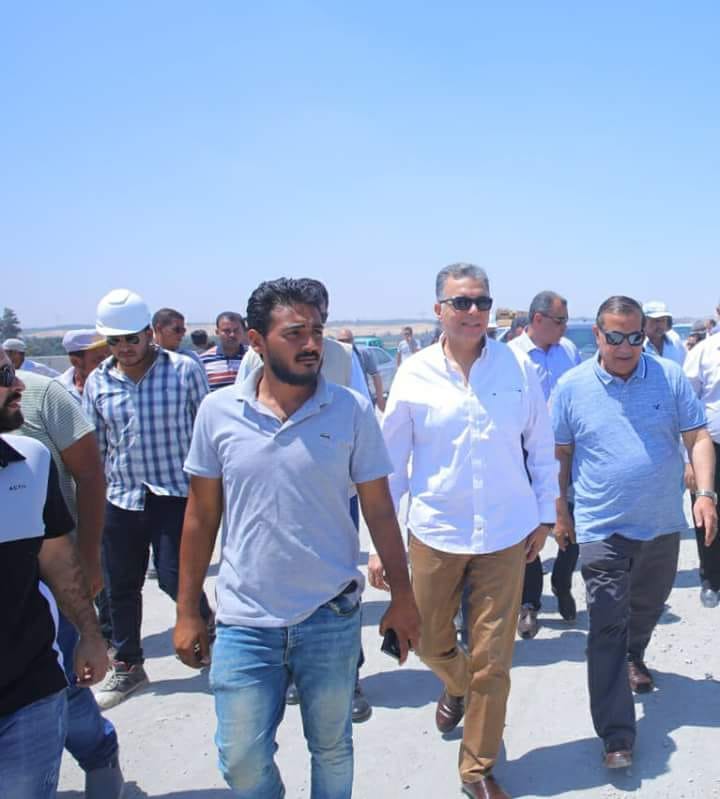 وزير النقل يتابع اللمسات النهائية للقوس الشمالي الغربي للطريق الدائري الإقليمي