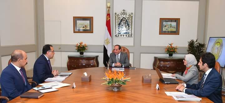 السيسى يأمر بأطلاق المرحلة الأولي لتطبيق المشروع القومي للتأمين الصحي