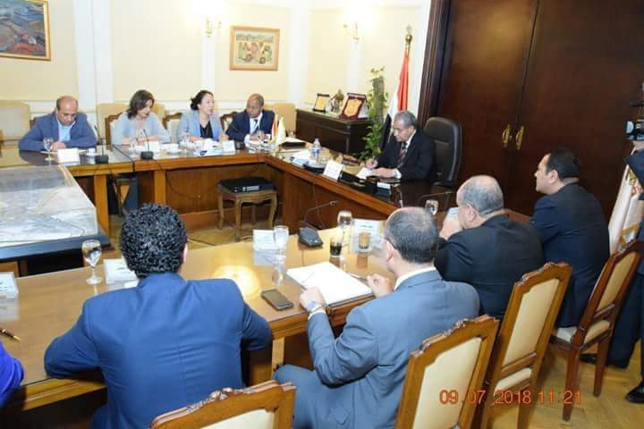 وزير التموين يجتمع بمسئولى برنامج الغذاء العالمى فى مصر