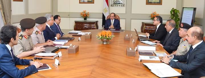 الرئيس السيسي يتابع آخر التطورات في مشروع المتحف المصري الكبير