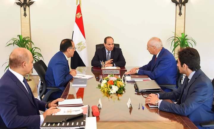 الرئيس السيسي يتابع الموقف التنفيذي للمدن الجديدة