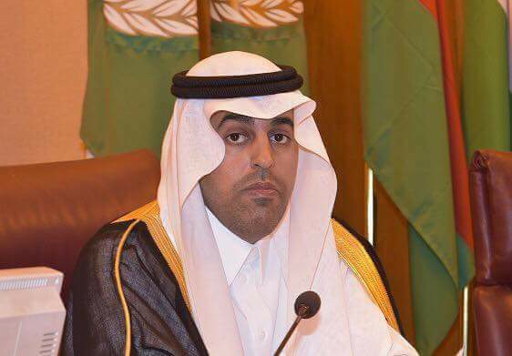 رئيس البرلمان العربي يؤكد تضامن ووقوف البرلمان مع المملكة الأردنية الهاشمية في حربها على الارهاب