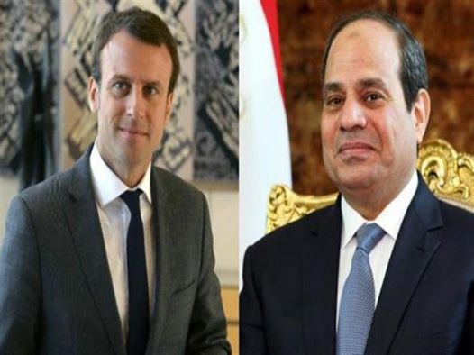 السيسى يتلقى اتصالا هاتفيا من الرئيس الفرنسى