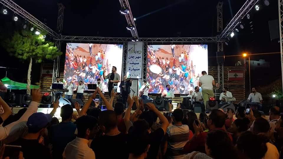 هشام الحاج يقلب الموازين في مهرجان صيف منيارة 2018
