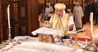 البابا تواضروس يشيد بمجهودات الرئيس السيسى لوحدة المصريين