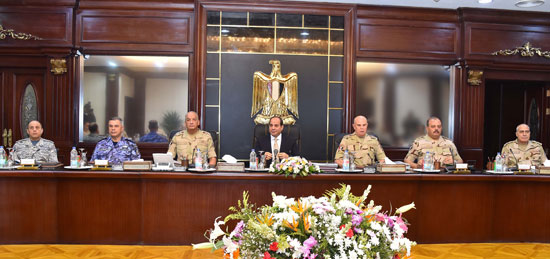 الرئيس السيسي يشهد فعاليات اجتماع المجلس الأعلى للقوات المسلحة