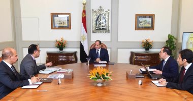الرئيس السيسى يستعرض أخر المستجدات لمشروعات التكرير