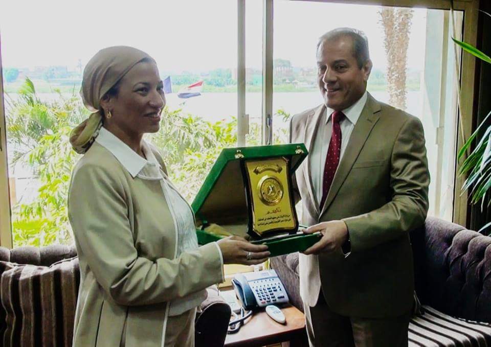 وزيرة البيئة تقود الجولة التفقدية لأطقم التفتيش البيئي على نهر النيل