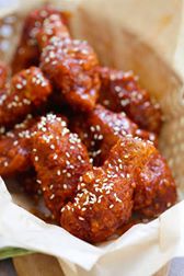 Korean BBQ Chicken wings ( tong Dak )