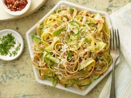 Zucchini ribbon pasta by chef pharahos el masry
