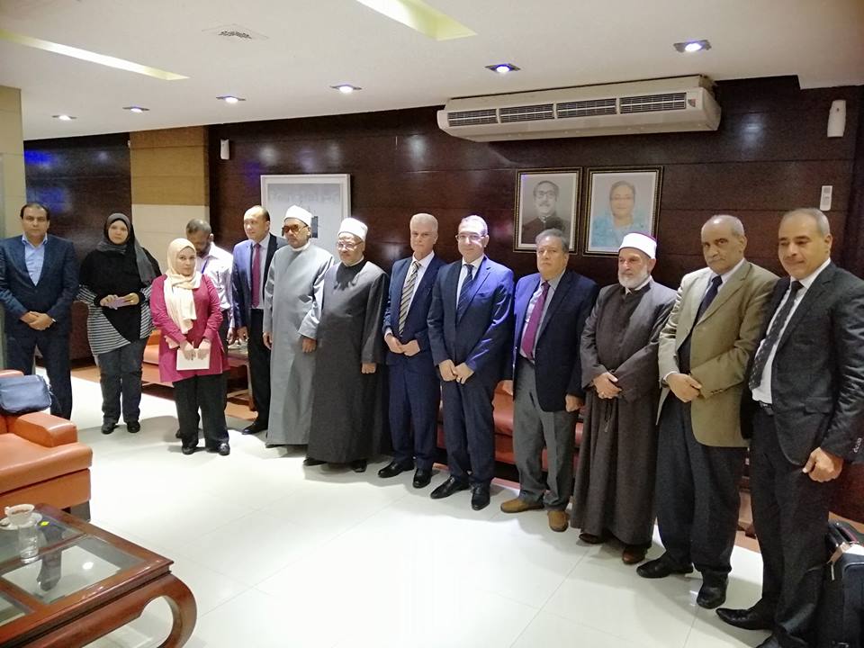 السفارة المصرية في بنجلاديش تستقبل وفدا رفيع المستوى من الأزهر الشريف
