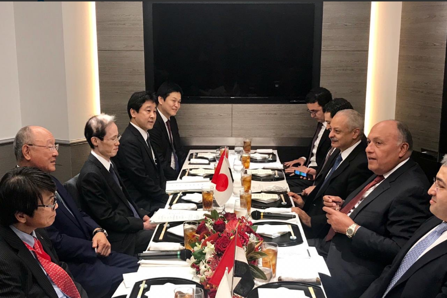 وزارة الخارجية ترصد نشاط سامح شكرى فى اليابان