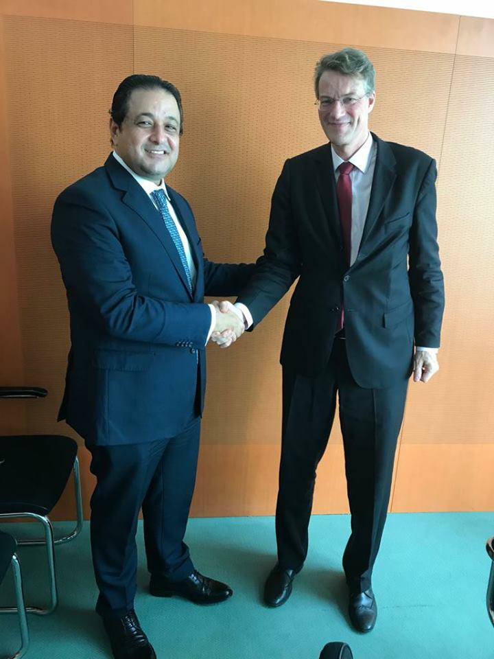 رئيس لجنة حقوق الإنسان بمجلس النواب يلتقى بنائب مستشار الامن القومي الألماني .