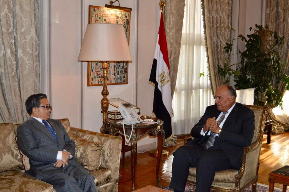 شكري يلتقي وكيل السكرتير العام للأمم المتحدة للشئون الاقتصادية والاجتماعية
