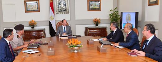 الرئيس السيسى يستقبل الرئيس التنفيذي لشركة بيدريني الإيطالية