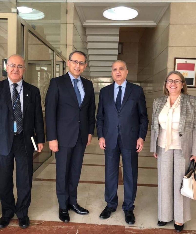 سفير مصر ببيروت يلتقي مع الأمين التنفيذي لمنظمة الإسكوا