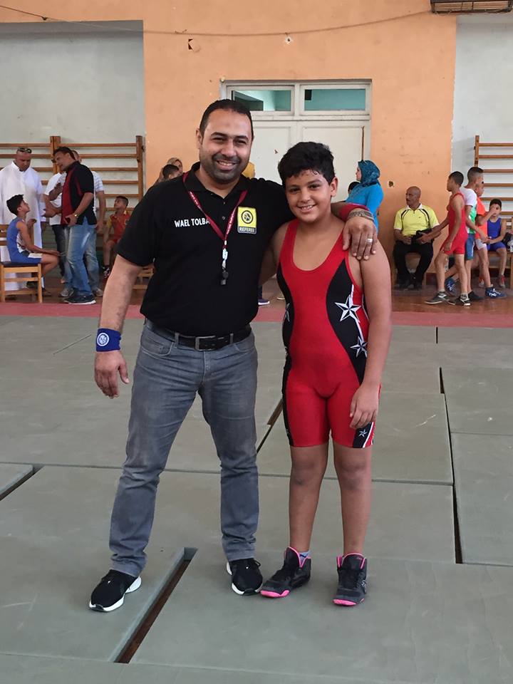 تأهيل الكابتن عز العشرى الاول فى ادرة المنتزة اليوم للمصارعة الحرة