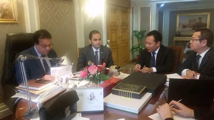 وزير التعليم العالى يبحث آليات التعاون مع رئيس شركة هواوي بمصر
